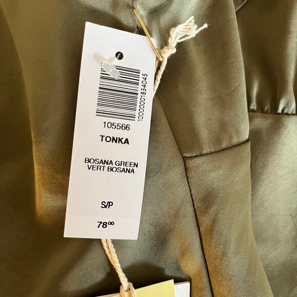 NWT Aritiza Wilfred Tonka Blouse - Picture 3 of 5